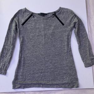 Armani Exchange Grey long sleeve shirt size: XXS